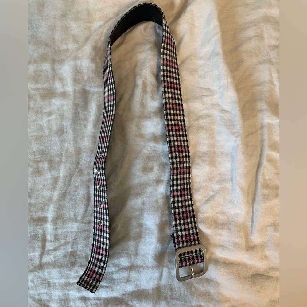 Plaid belt